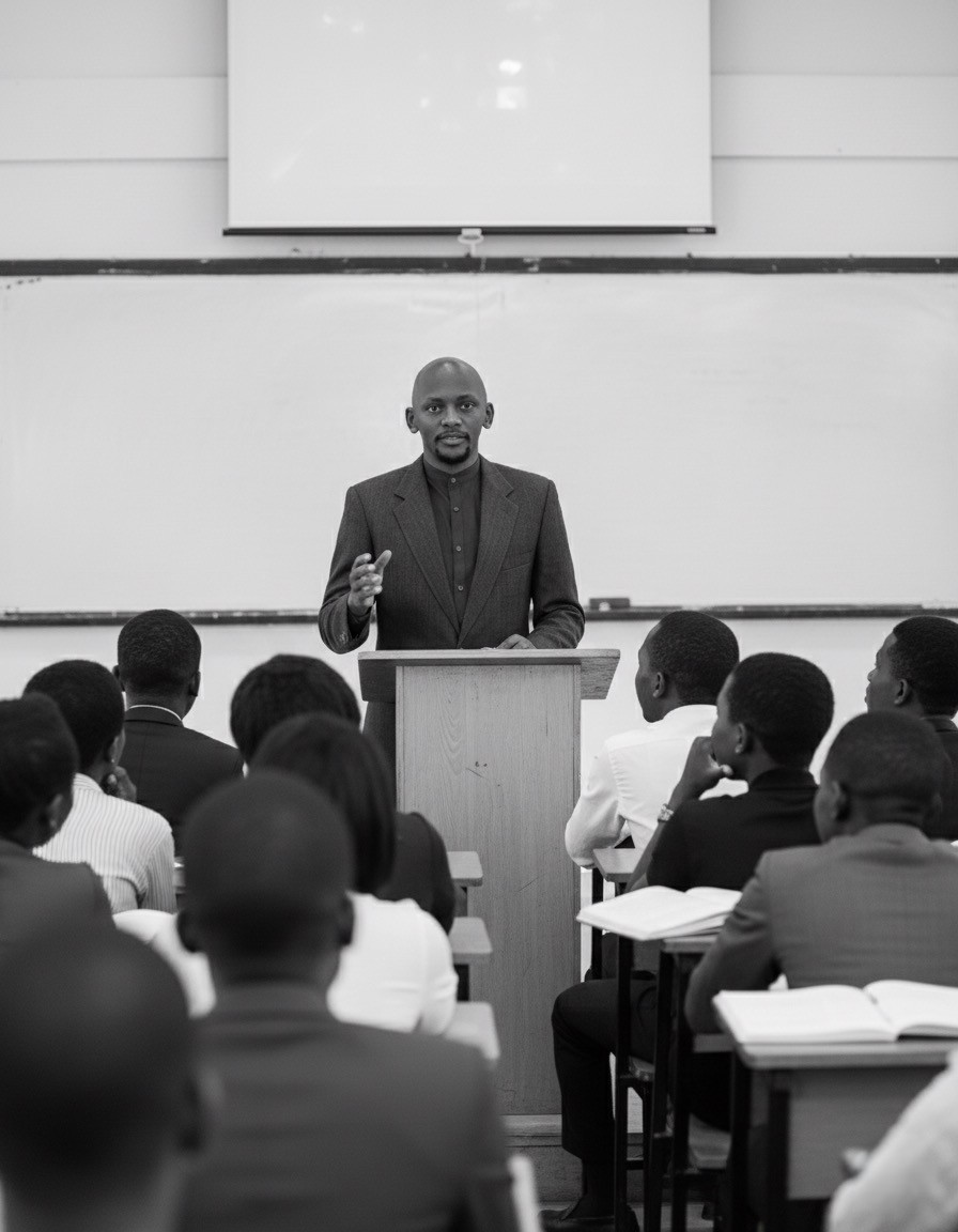 Joel M Kariuki with masterclass graduates